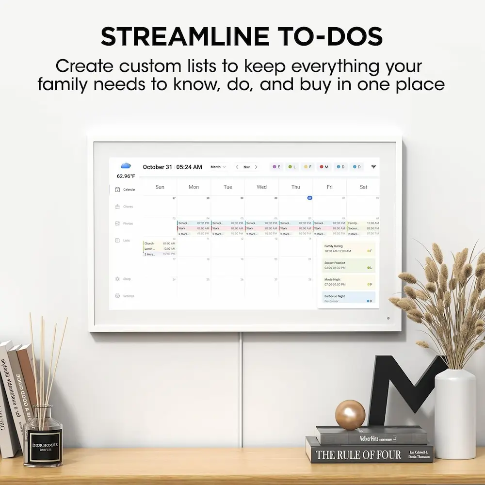 DASFIWO Smart Digital Calendar TO-DO