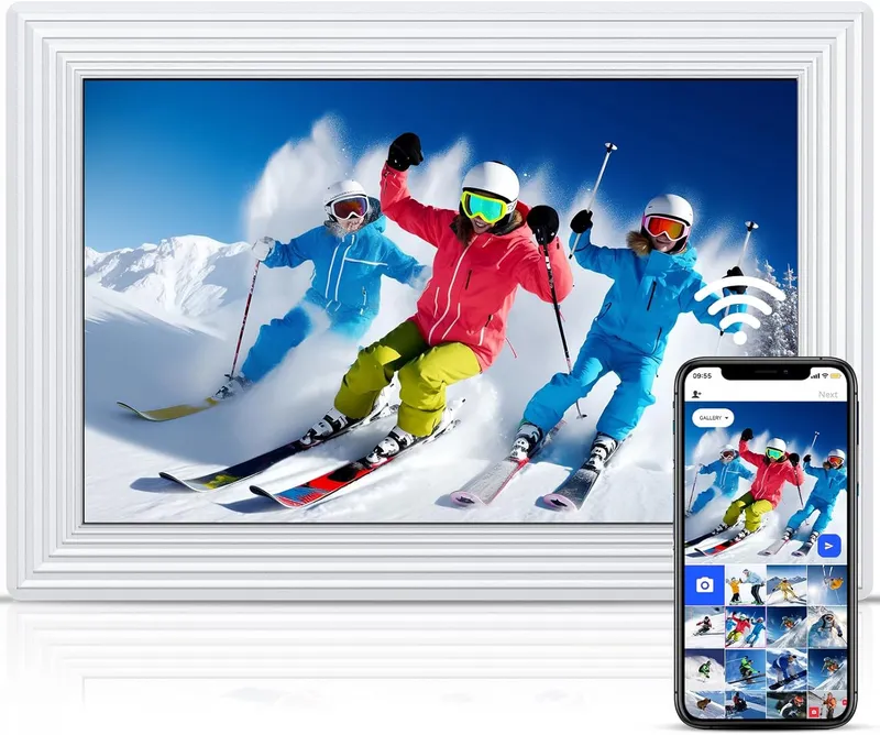 Dasfiwo 10.1 Inch WiFi Digital Picture Frame